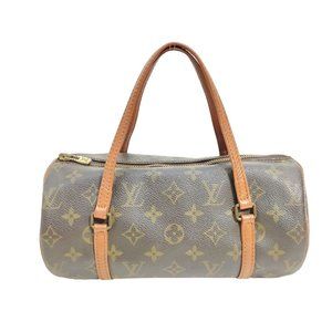 Authentic Louis Vuitton Satchel Bag Papillon 26 Monogram Used LV Handbag Vintage